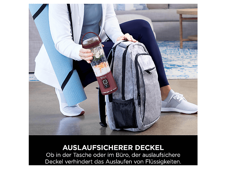 Ninja BC151EUCR Blast Standmixer (Cranberry, 5 Volt, 0.532 l) — Foto 5 von 5