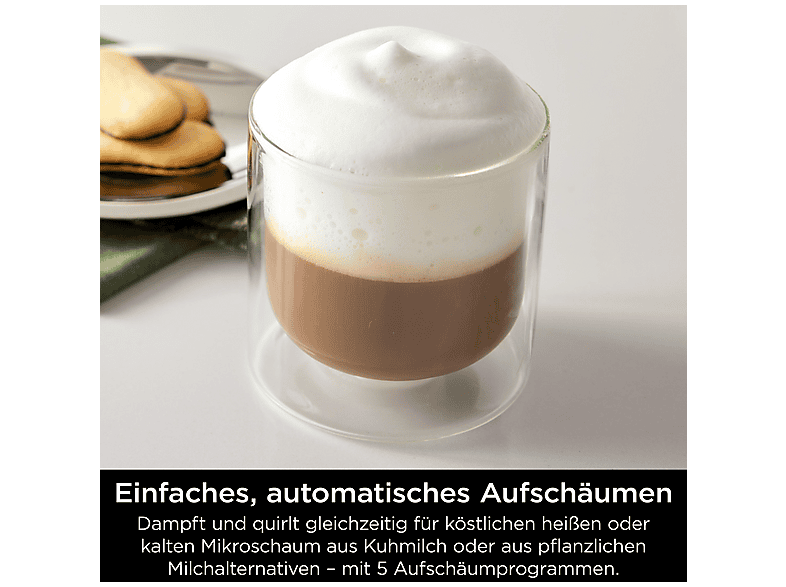 Ninja ES701EU Luxe Café Pro Espressomaschine (Schwarz/Edelstahl, Kegelmahlwerk, 1650 Watt, 14 bar) — Foto 6 von 6
