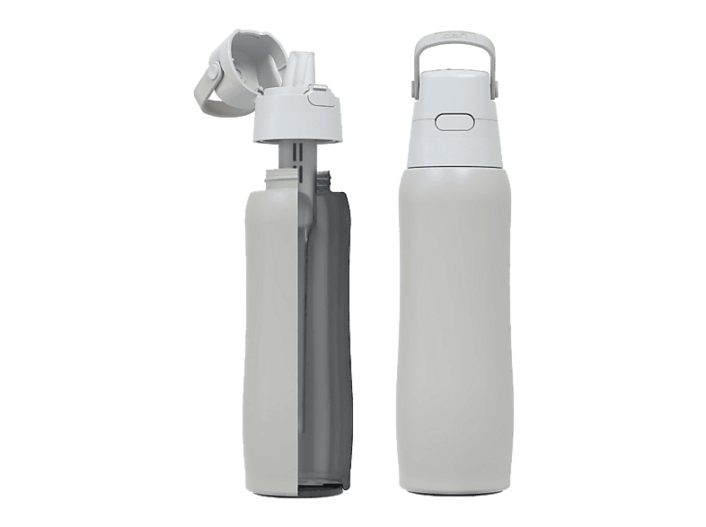 Butelka filtrująca DAFI Solid Steel 0,8 l Perłowy