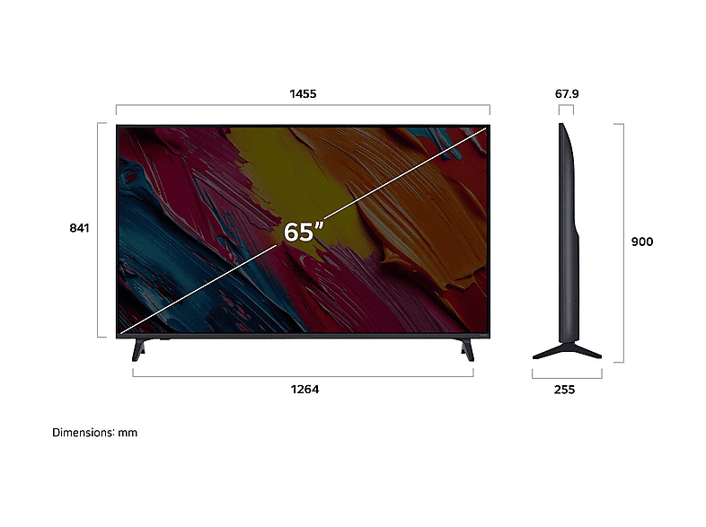 Thumbnail - LG 65QNED70A6A QNED TV (65 Zoll / 165 cm, UHD 4K, SMART TV)