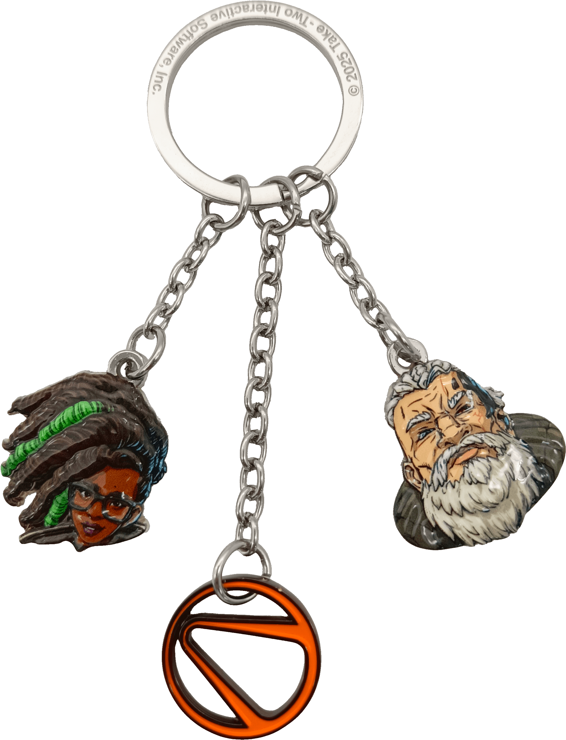 Borderlands 4 - Harlowe & Amon kulcstartó