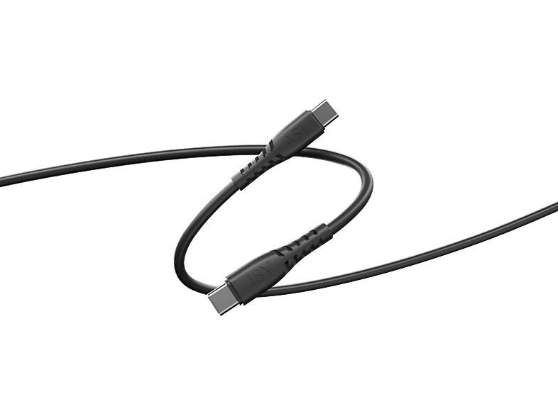 Kabel ISY IUC-1111 USB-C do 60cm Czarny