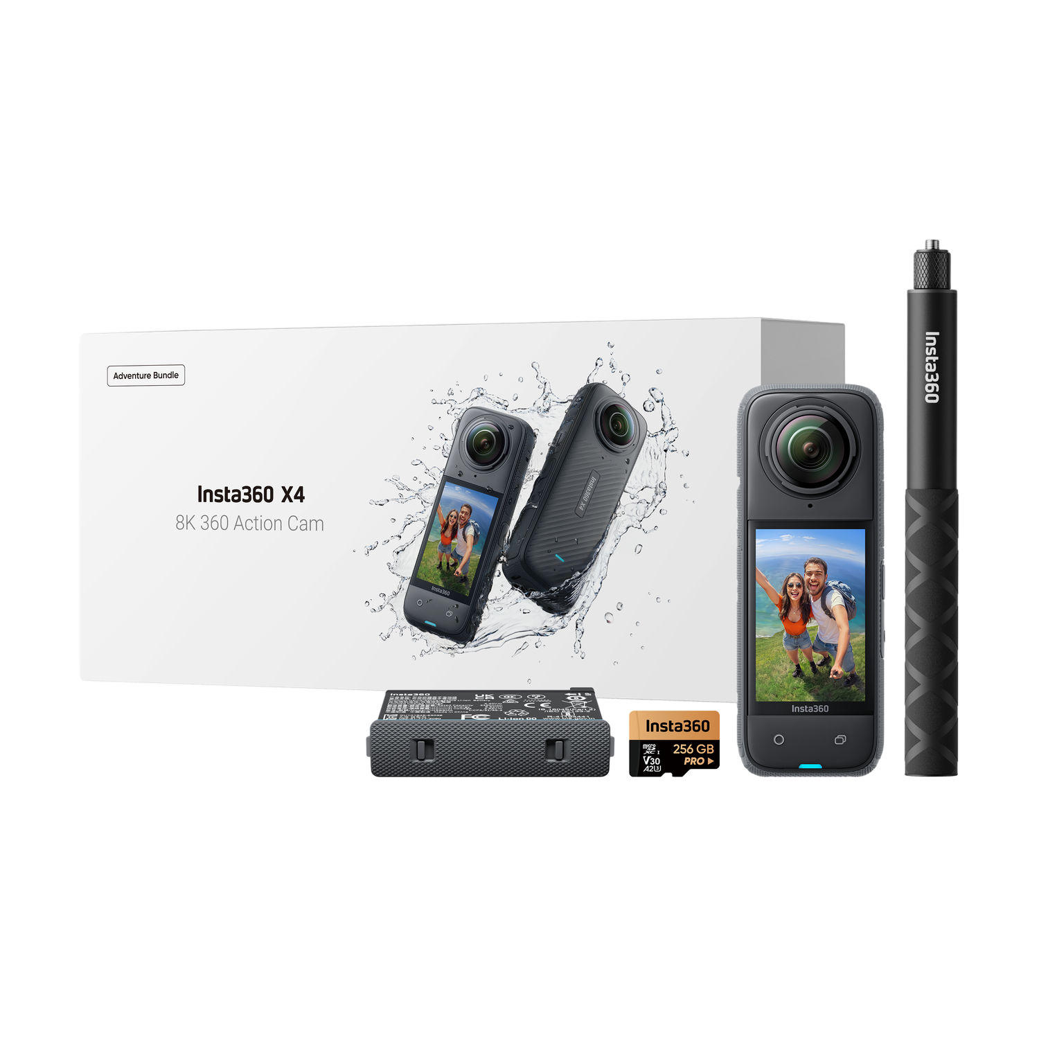 Insta360 Starters Bundle 360-graden-camera Zwart