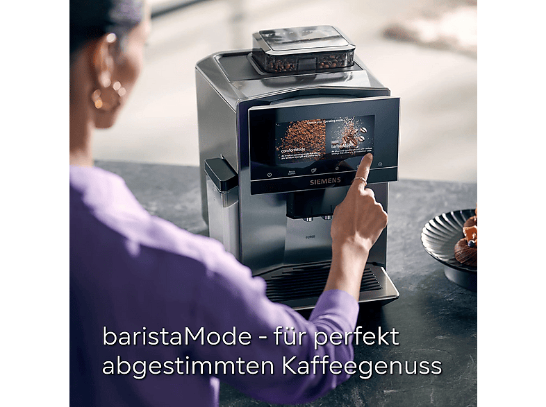 SIEMENS TQ907D03 EQ900 Kaffeevollautomat Edelstahl