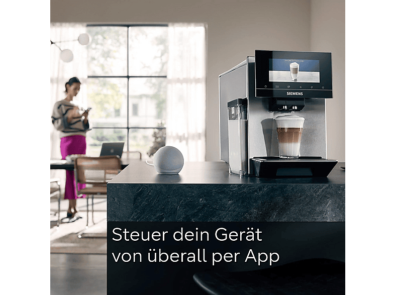 SIEMENS TQ907D03 EQ900 Kaffeevollautomat Edelstahl