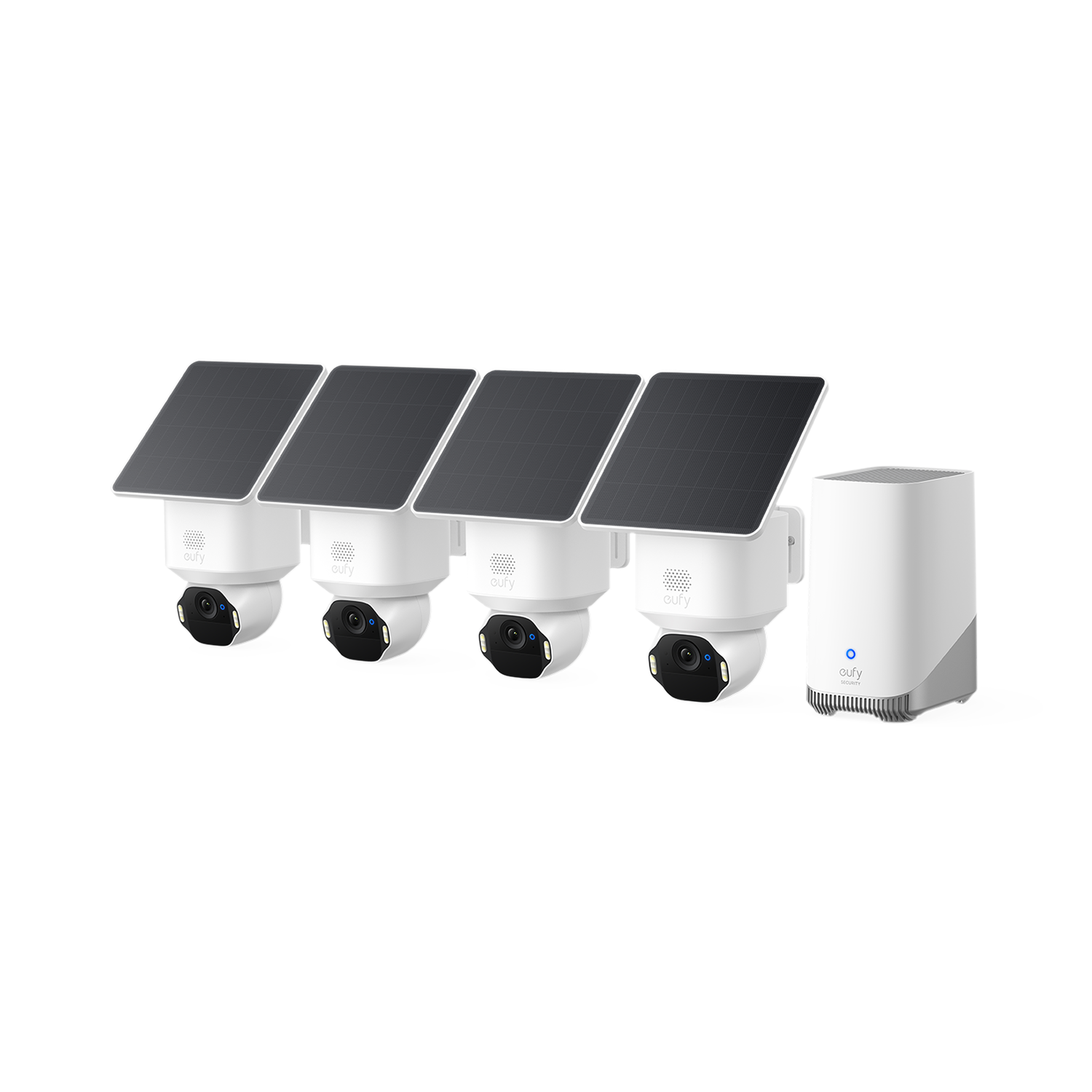 Eufy SoloCam E42 4-Pack + HomeBase 3