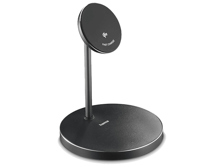 Ładowarka indukcyjna HAMA Qi2 z uchwytem 15W Czarny