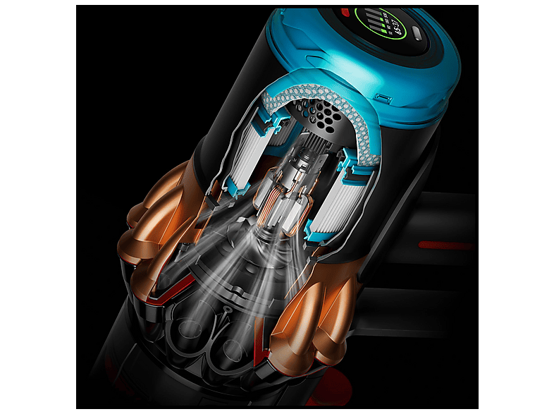 Dyson V16 Piston Animal Staubsauger (1,35 l, Akkulaufzeit: bis zu 70 Minuten im Eco-Modus, Mattes Schwarz/Kupfer) — Foto 2 von 5