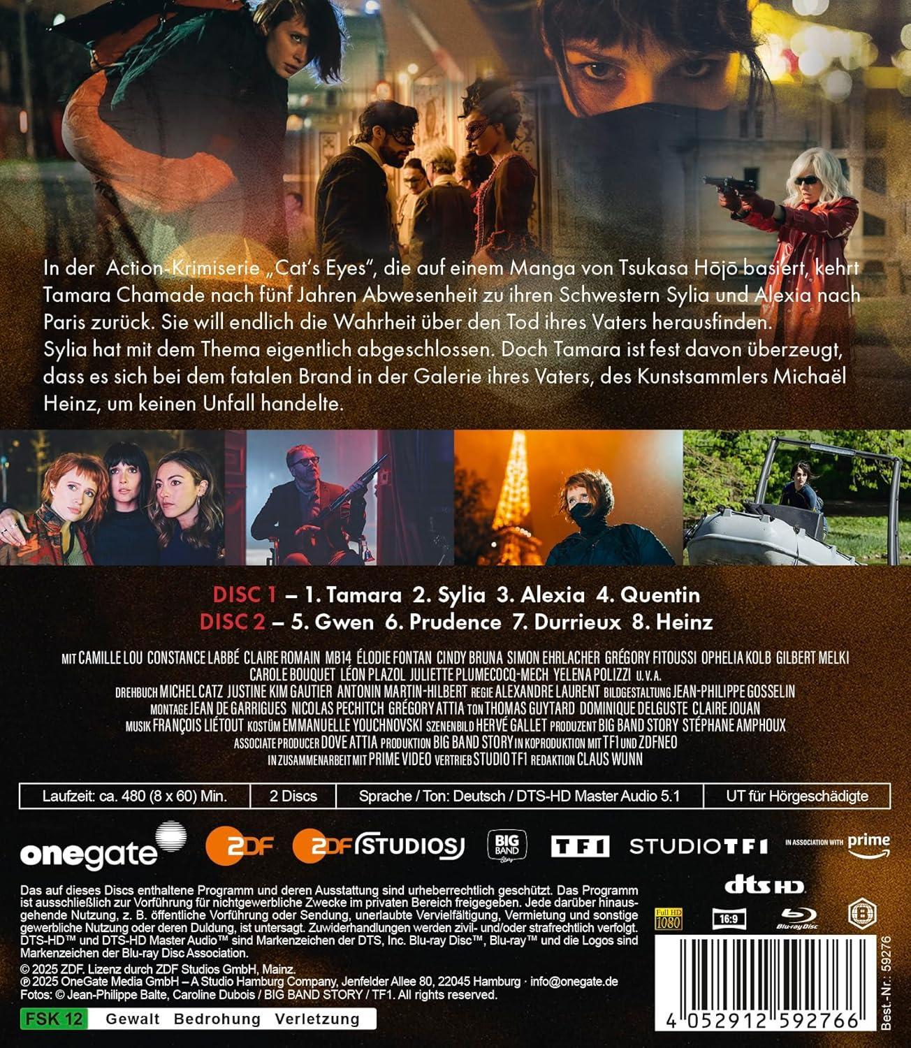 DVD-Cover mit Filmtitel und Besetzung. Zeigt eine Frau mit dunklem Haar und einer Pistole, sowie andere Schauspieler.
