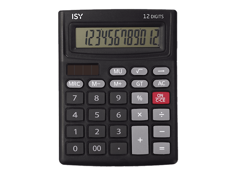 ISY IOA-1000 Taschenrechner, Schwarz