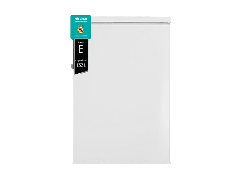 Frigorífico una puerta - Hisense RL170D4BWE, 133 L, 84.5 cm, Puerta reversible, 40 dB, Blanco