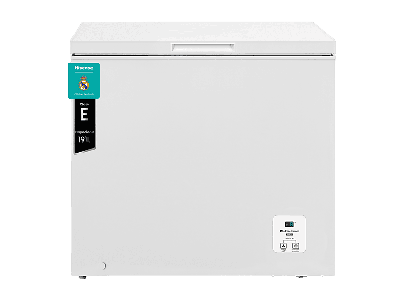 Congelador horizontal - Hisense FT247D4AWYLE, 191 l, 85.3 cm, Congelación rápida, Blanco