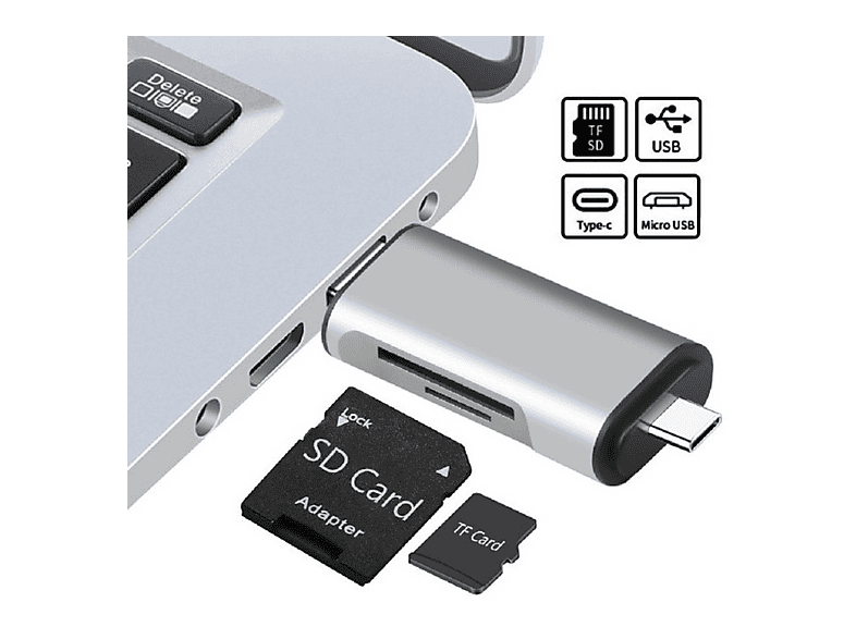 DAYTONA ADS-103 Type-C To USB 3.0 Sd Tf Kart Okuyucu Fiyat