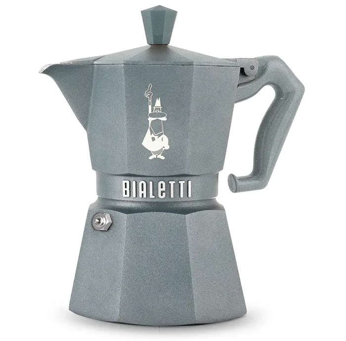 BIALETTI 9075 Moka Exclusive Indukciós kotyogó szürke - 3 adagos