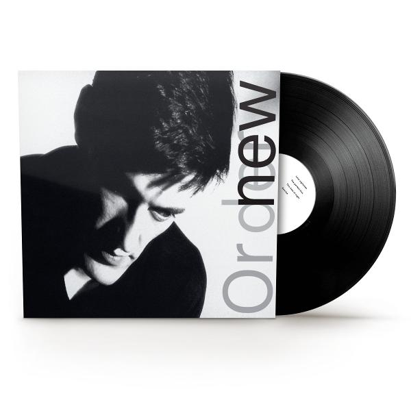 Een zwart-wit albumhoes met een portret van een man en het woord 'Orchew'. Een zwarte vinylplaat ligt ernaast.