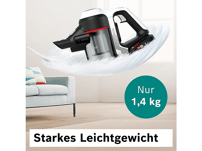 BOSCH BCS611AM Unlimited 6 Stielsauger, Akkubetrieb, 18 Volt
