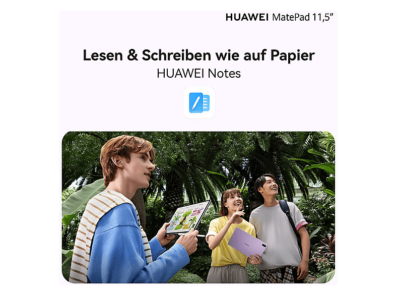 HUAWEI Matepad 11.5 Zoll 8GB+128GB Grau Tablet mit 2.5K 120 Hz Display und Histen 9.0 Surround-Sound