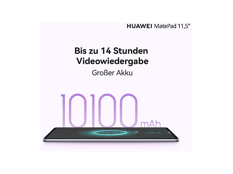 HUAWEI Matepad 11.5 Zoll 8GB+128GB Grau Tablet mit 2.5K 120 Hz Display und Histen 9.0 Surround-Sound