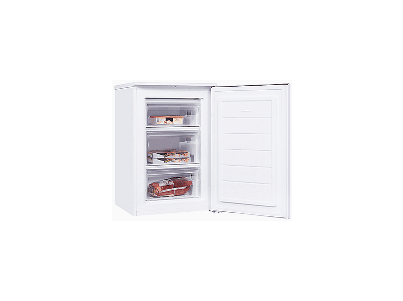 Exquisit Gefrierschrank GS81-040C Weiß – 87 L Nutzinhalt, 4 Sterne, 55 Cm Breit, Platzsparend & Türanschlag Wechselbar