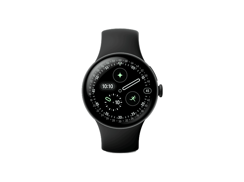 Smartwatch – Google Pixel Watch 4, AMOLED, 41 mm, Correa S-L, Aluminio 100% reciclado, Con Gemini, Negro/Obsidiana