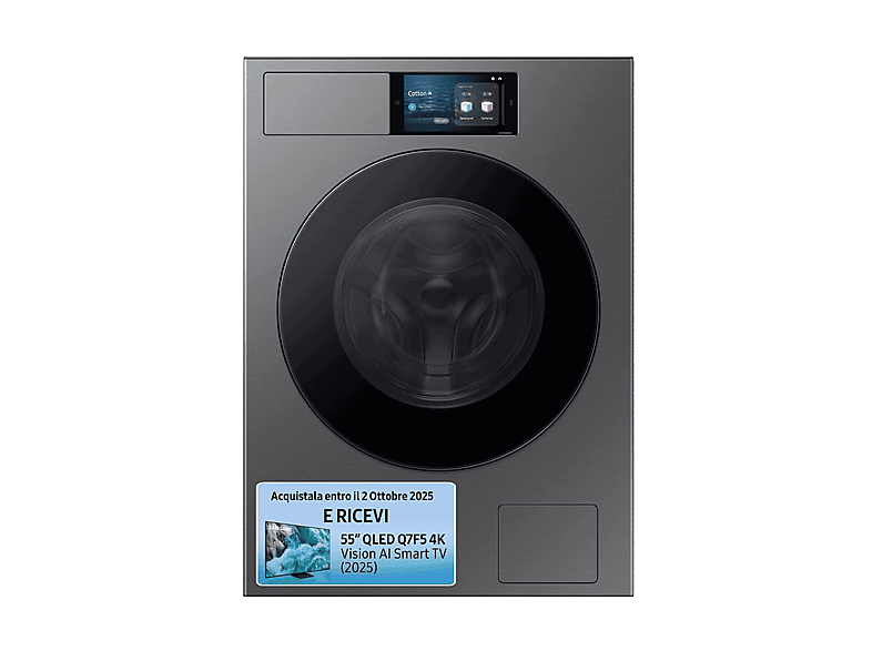 Samsung Wf90F09C4Su3 Lavatrice, Caricamento frontale, 9 kg, 60 cm, Classe A