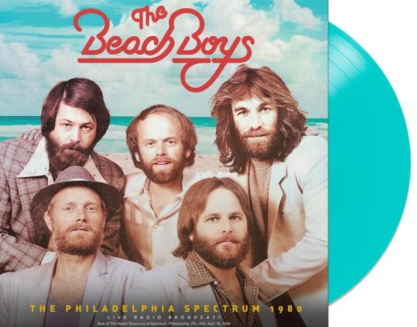 A Beach Boys együttes albumának borítója. Öt férfi egy tengerparti háttér előtt, jobbra egy kék bakelitlemezzel.