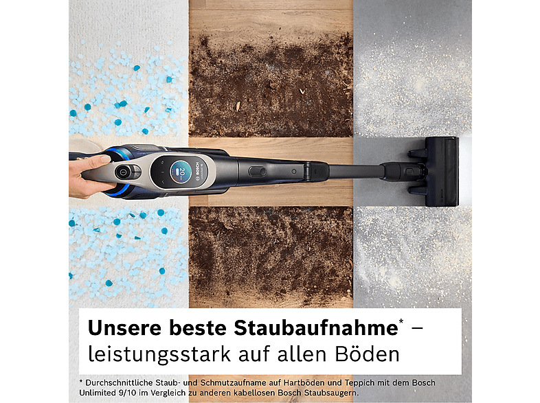 BOSCH BKS1051GQC Unlimited 10 Stielsauger, Akkubetrieb