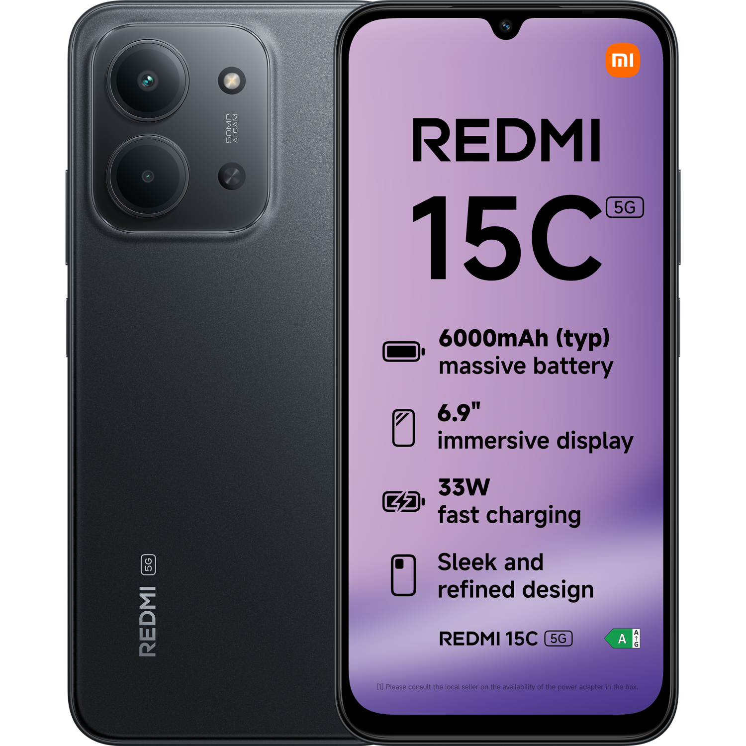 Xiaomi Redmi 15c 5g - 256 Gb Zwart