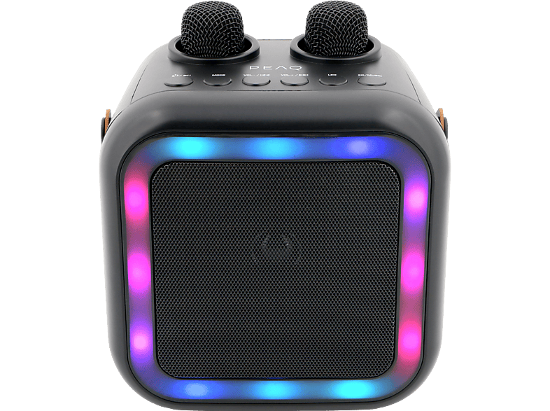 Peaq PKM-100 Karaoke Machine, Bluetooth, Schwarz; Bluetooth-Lautsprecher — Foto 3 von 5