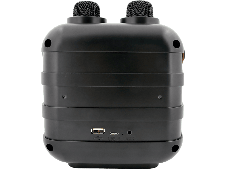 Peaq PKM-100 Karaoke Machine, Bluetooth, Schwarz; Bluetooth-Lautsprecher — Foto 5 von 5