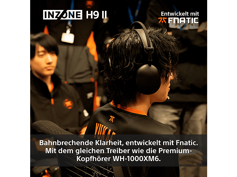 SONY Inzone H9 II Gaming Headset Kabellos, Noise Cancelling Weiss — Foto 2 von 5