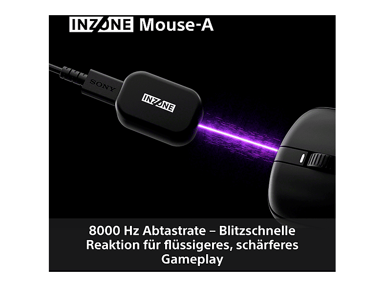 Sony Inzone Mouse-A Kabellose Gaming-Maus, 30000 dpi, Schwarz; Gaming Maus — Foto 3 von 5