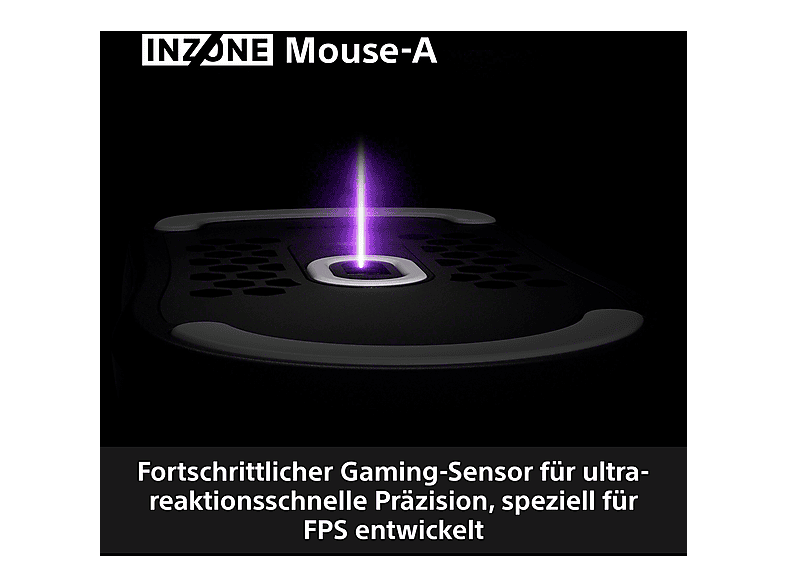 Sony Inzone Mouse-A Kabellose Gaming-Maus, 30000 dpi, Schwarz; Gaming Maus — Foto 4 von 5