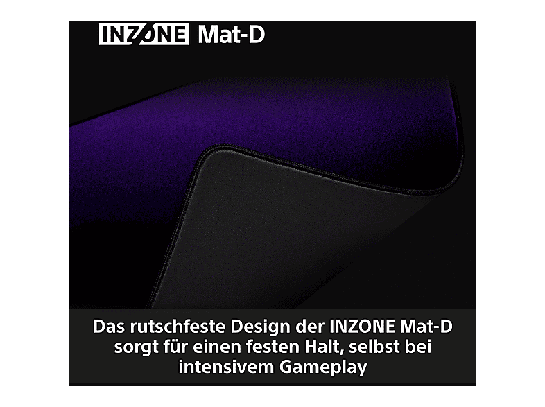 SONY Inzone Mat-D Gaming-Mauspad (400 mm x 480 mm); Gaming Mauspad — Foto 3 von 5