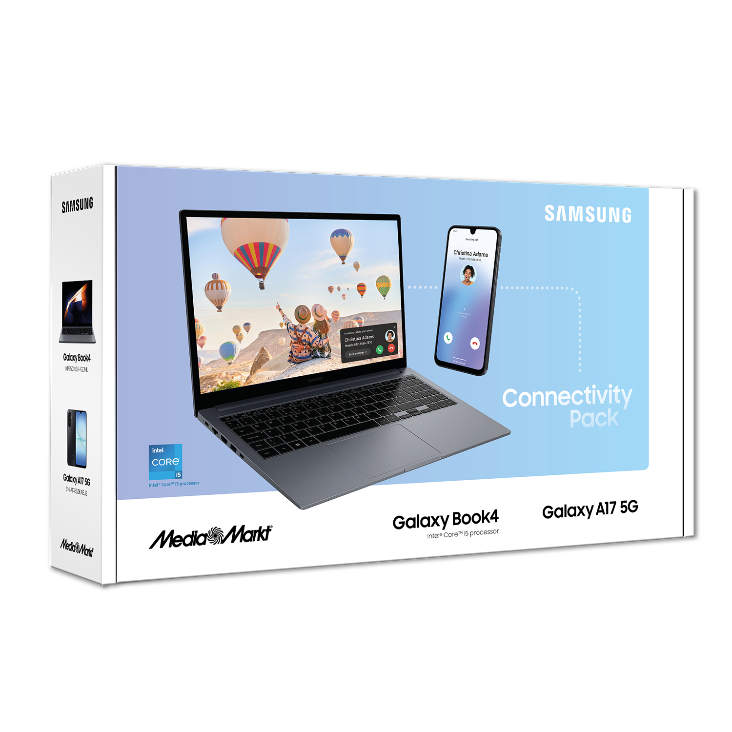 Samsung Galaxy Book4 Np750xgj-kg3nl + A17 5g - 15.6 Inch Core™ I5 I5-1335u 8 Gb 512 Iris® Xᵉ afbeelding