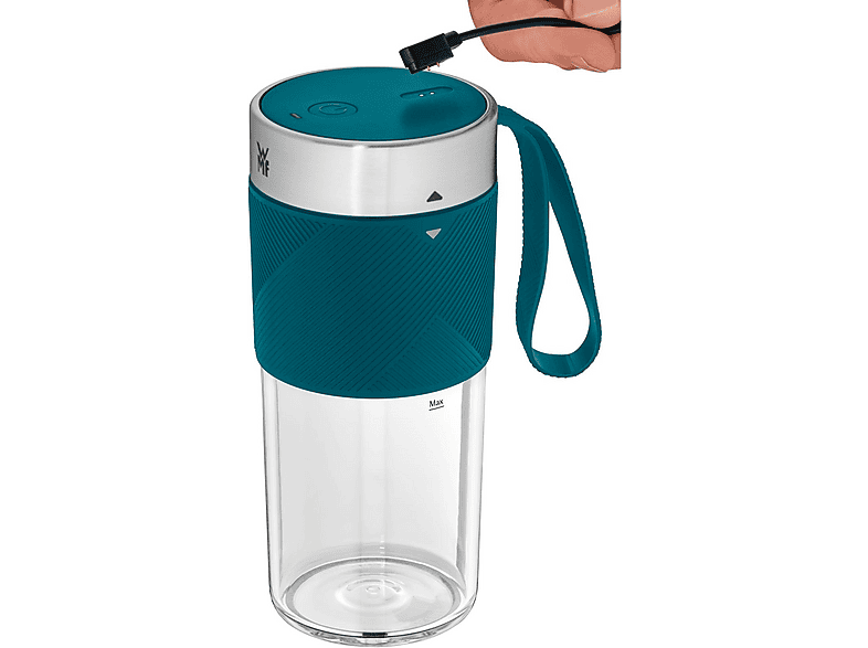 WMF KÜCHENminis +G11:CK11Mix on the go, Standmixer Petrol (50 Watt, 0.3 l)