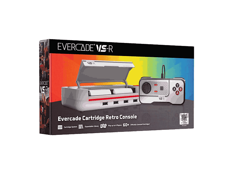 Consola retro - Evercade VS-R Solo, HDMI, 1 mando, Gris
