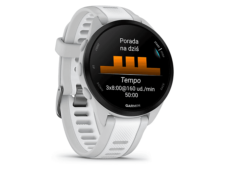 Zegarek sportowy GARMIN Forerunner 165 Music Szary – zdjęcie 3