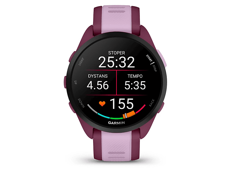 Zegarek sportowy GARMIN Forerunner 165 Music Fioletowy – zdjęcie 3