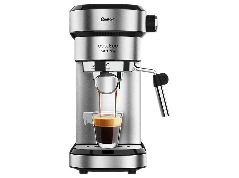 Ekspres kolbowy ze spieniaczem mleka CECOTEC Cafelizzia 790 Srebrny