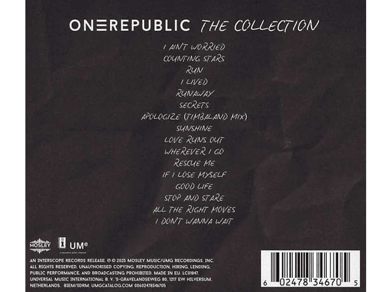 Thumbnail - OneRepublic - OneRepublic: The Collection (CD)