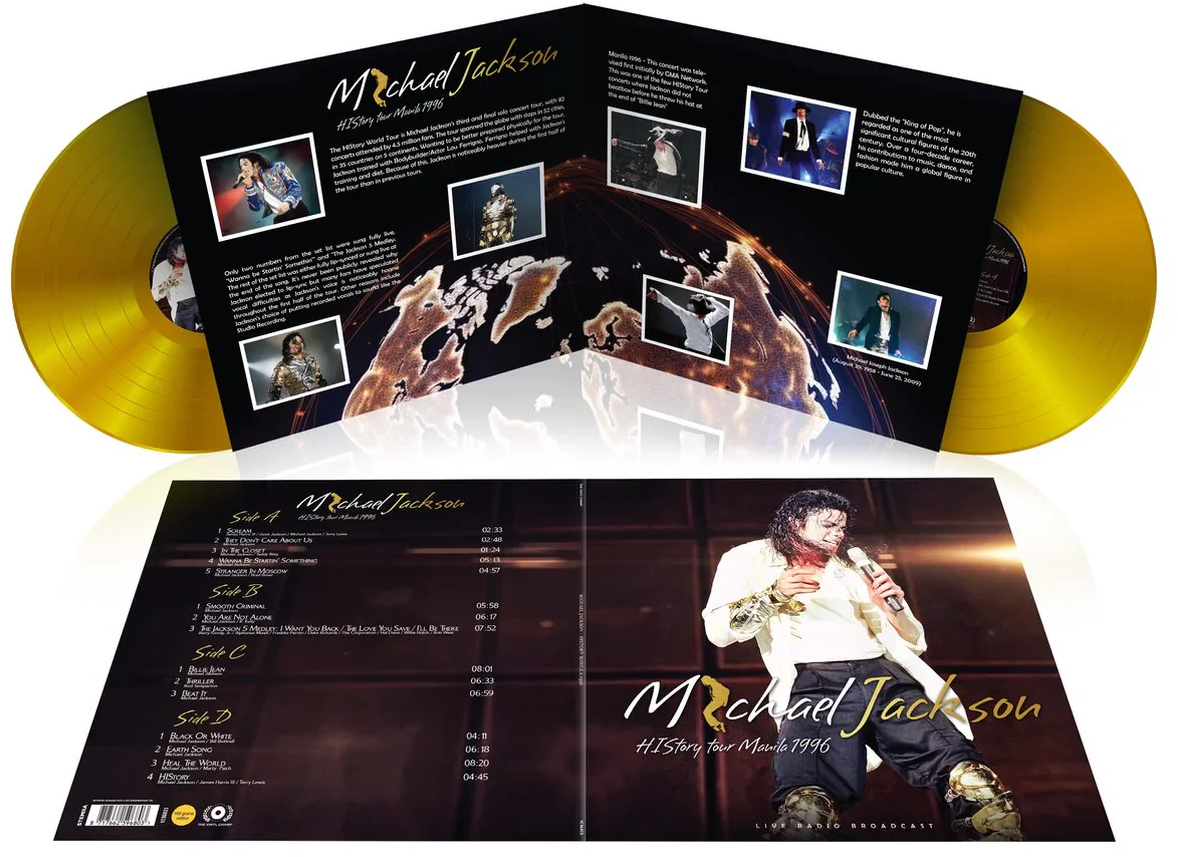 Michael Jackson - History Manila 1996 (Gold Vinyl) (Vinyl LP (nagylemez))