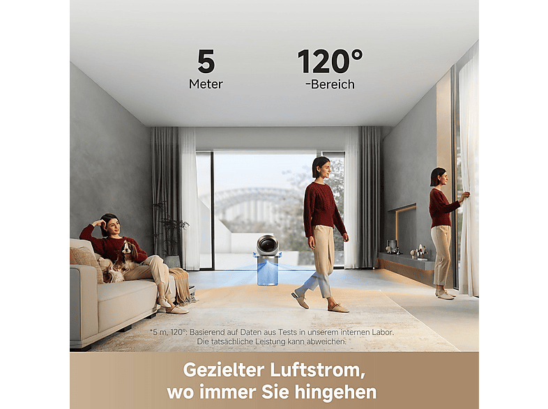 Thumbnail - DREAME PM10 Luftreiniger Gold (200 Watt, Raumgröße: 100 m², Formaldehyd-Katalysator-Filter)