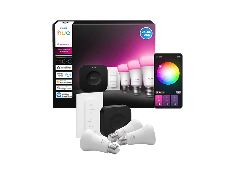 Philips Hue スマート照明セット Philips Hue スマート照明セット Hue 製品のスマート照明セットアップ