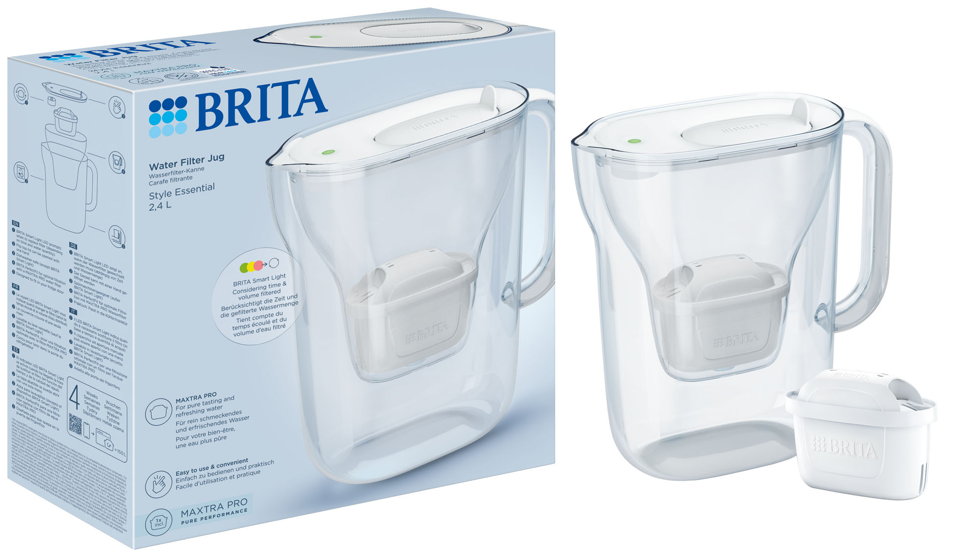 BRITA BR1057789 Style Essen.Kancsó 2.4 L fehér