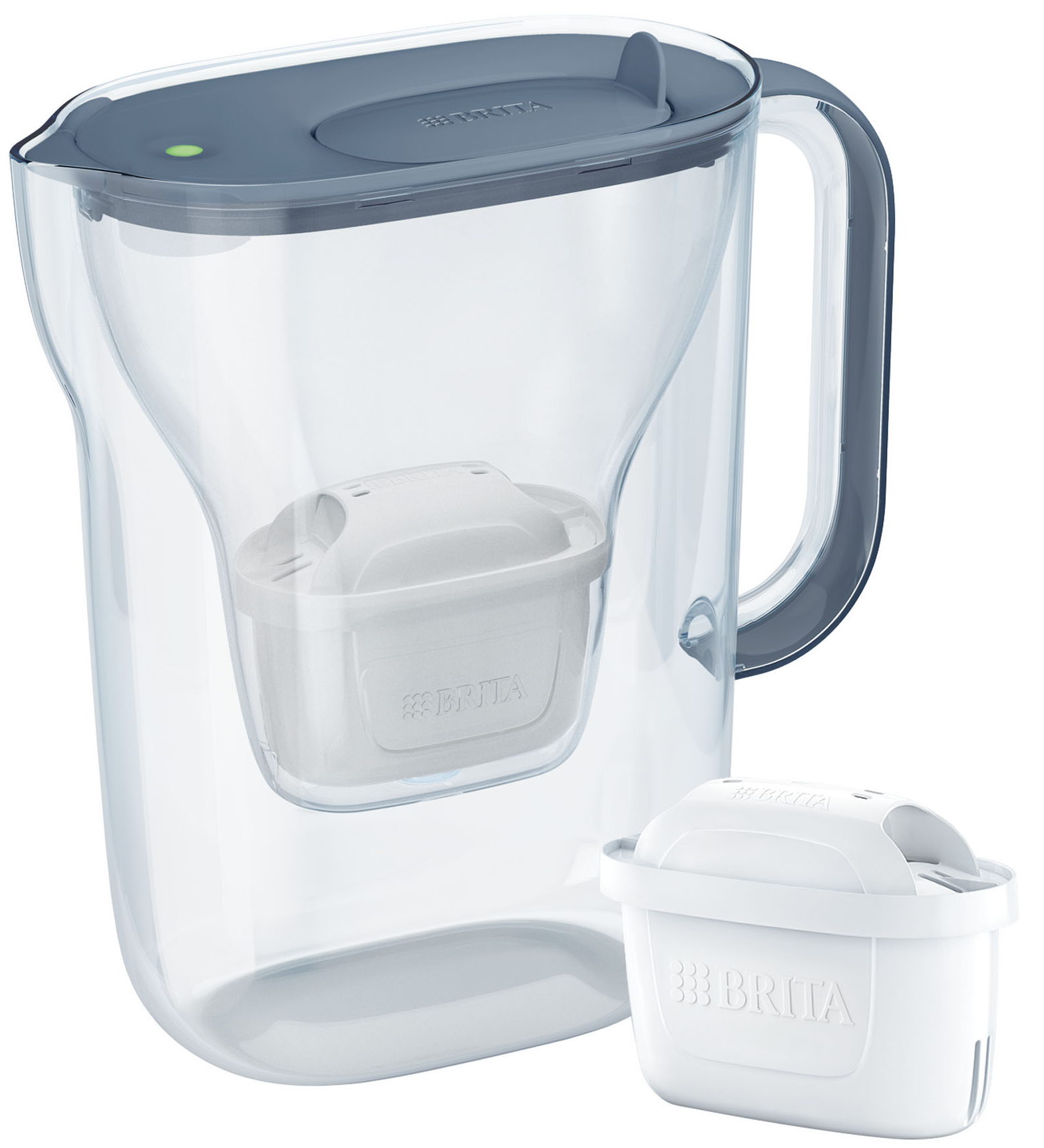 BRITA BR1057796 Style Ess.kancsó 2.4 L (1+1) szürke