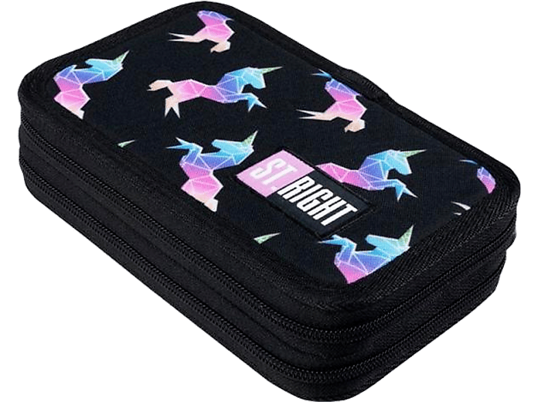 Piórnik dwukomorowy MAJESTIC St.Right Wielokolorowy