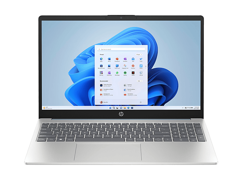 Portátil - HP Laptop 14-ep1006ns, 14" Full HD, Intel® Core™ Ultra 7 155H, 16 GB RAM, 1 TB SSD, Arc Graphics, Windows 11 Home, Plata natural