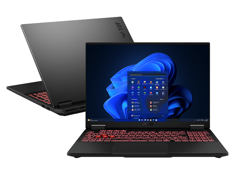 ASUS TUF Gaming A16 FA608UH-R7165W 16" 165Hz Ryzen 7 260 16GB RAM 512GB Dysk SSD RTX5050 DLSS4 Win11 Szary Funkcje AI