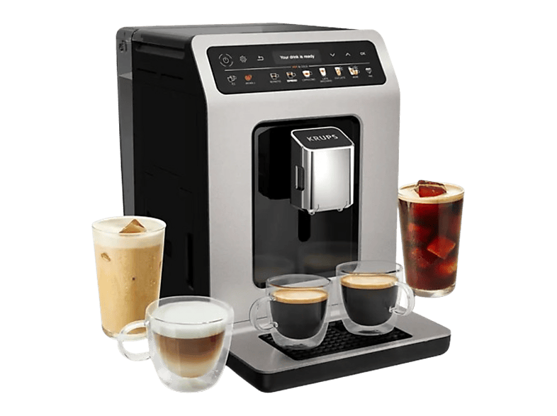 Krups Evidence Hot & Cold Volautomatische Espressomachine Zilver